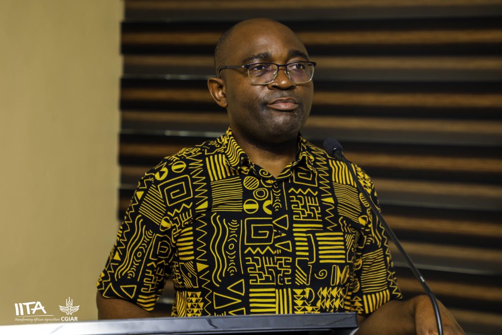 Prof John Derera giving opening remarks at the training