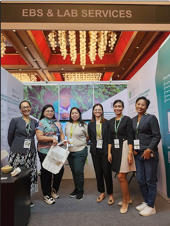 EBS and GSL team at the booth during IRC 2023